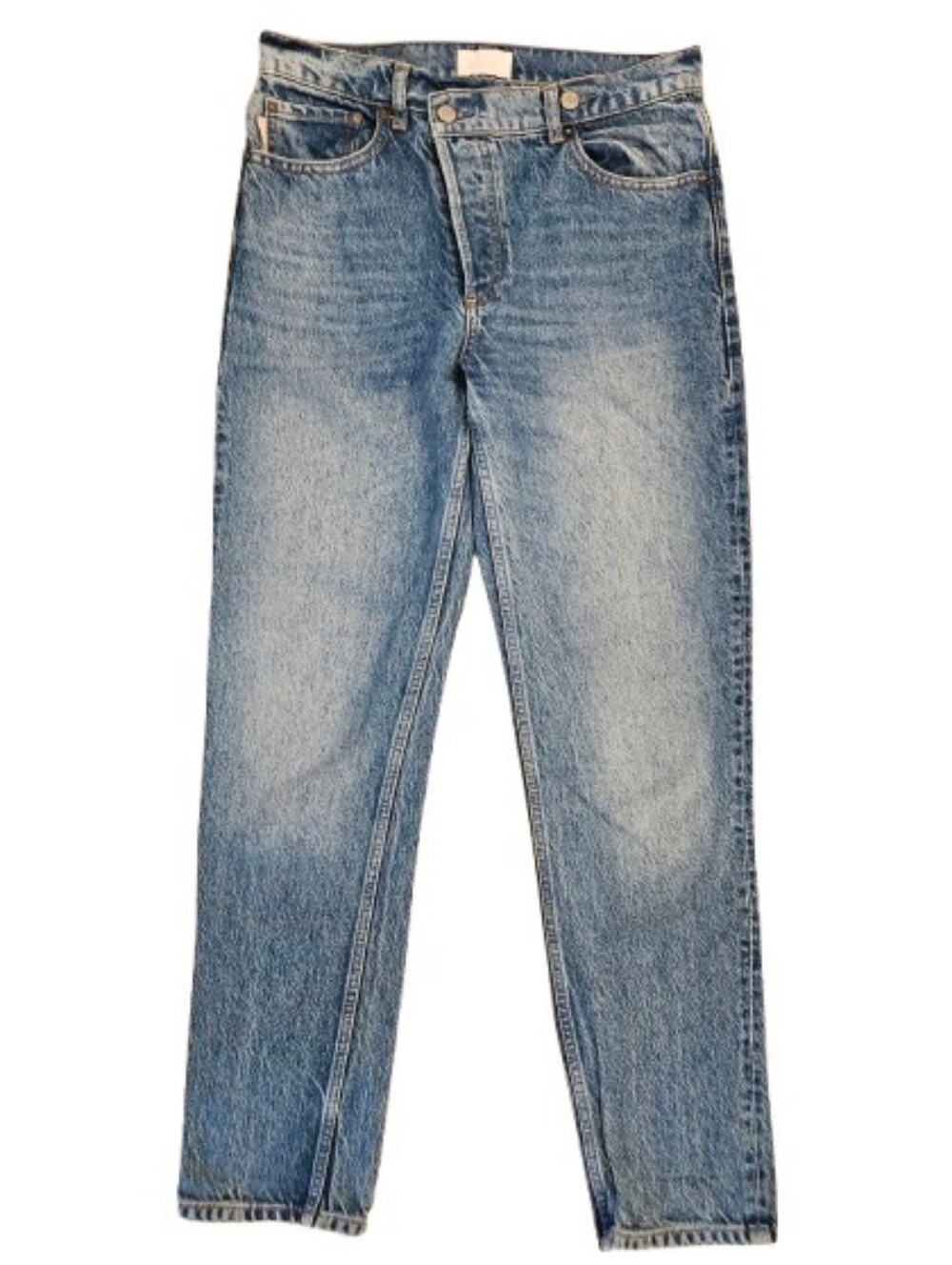 Boyish Casey High Rise Straight Leg Jeans Sustainable Denim Size 26 Button Fly